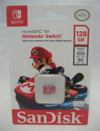 Nintendo Switch Sandisk MicroSDXC 128GB Memory Card (New)