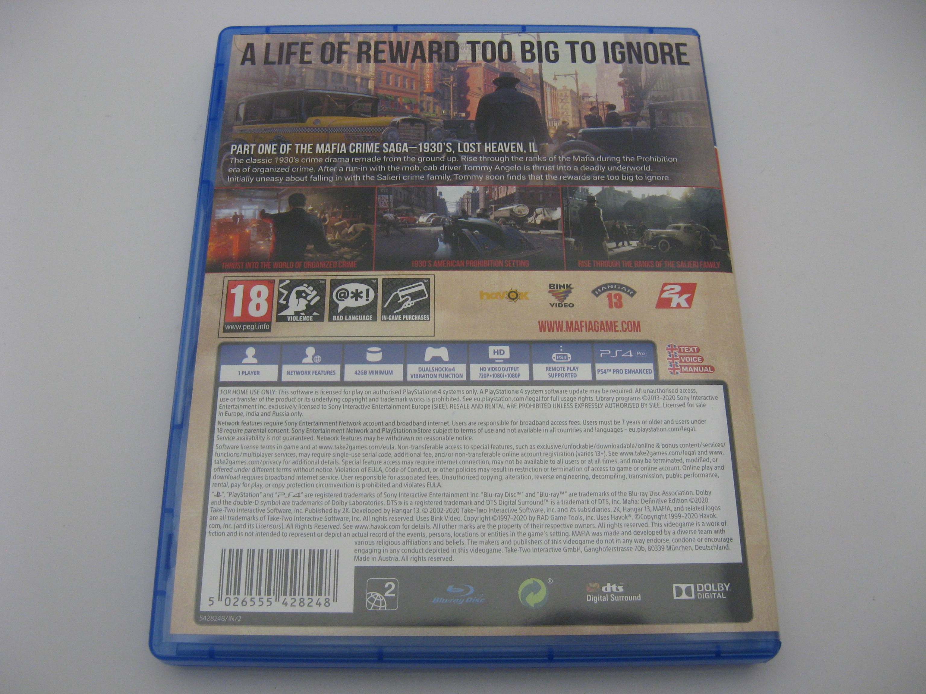 Mafia - Definitive Edition (PS4)