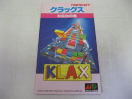 Klax *Manual* (JAP)