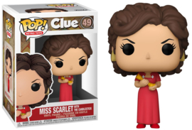 POP! Miss Scarlet w/ the Candlestick - Clue (New)