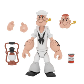 Popeye - Popeye (White Sailer) Classics Action Figure (New)