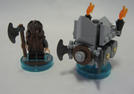 Lego Dimensions - Fun Pack - Lord of the Rings - Gimli w/ Base