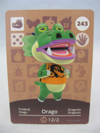 Animal Crossing Amiibo Card - Series 3 - 243: Drago