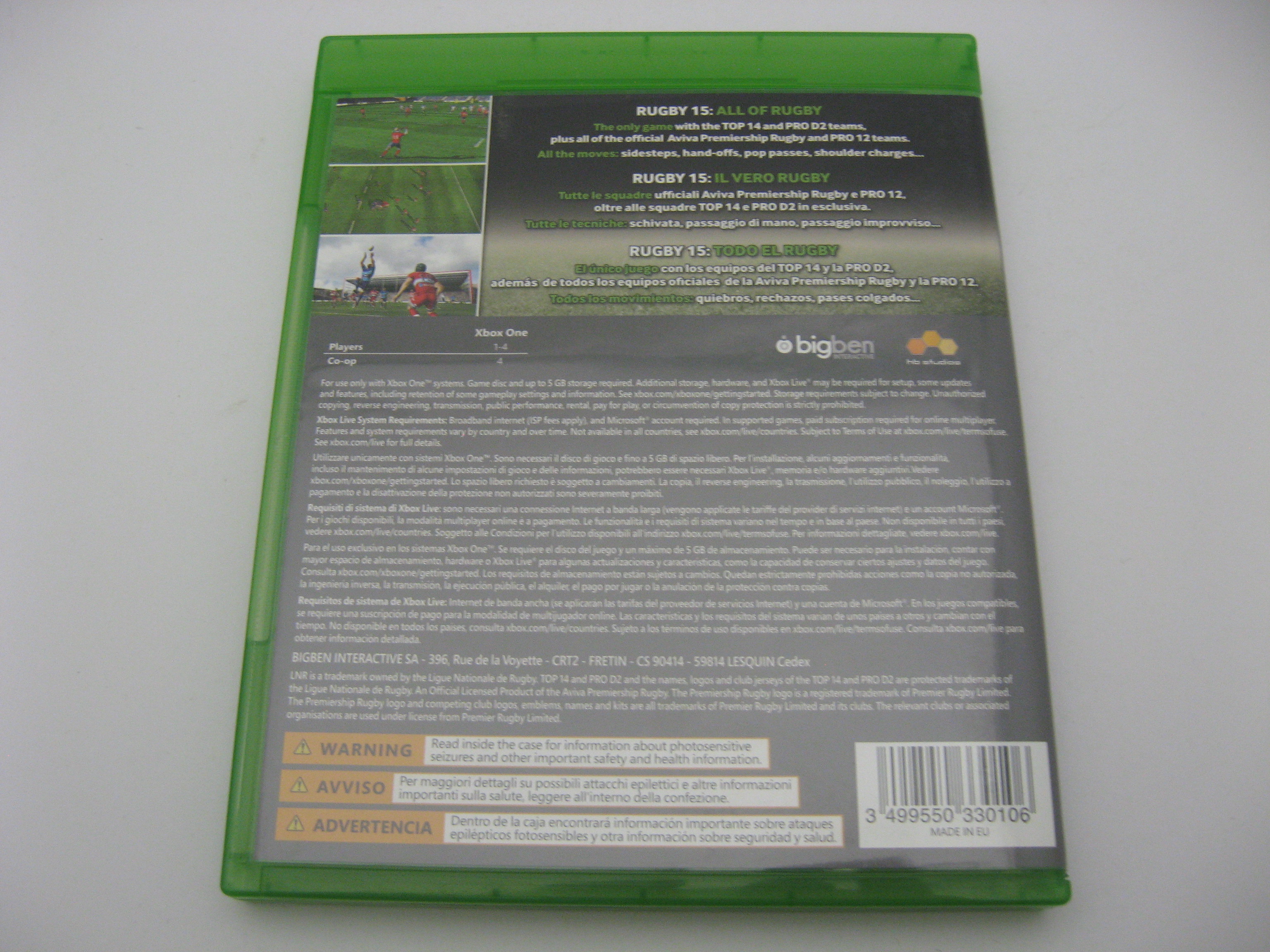 Rugby 15 (XONE)