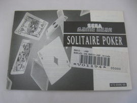 Solitaire Poker *Manual* (GG)