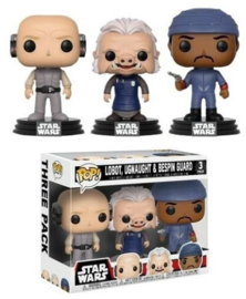 POP! Lobot / Ugnaught / Bespin Guard - Star Wars - Exclusive - 3 Pack (New)