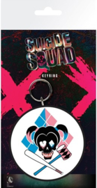 Suicide Squad Harley Quinn Skull Keychain (New)