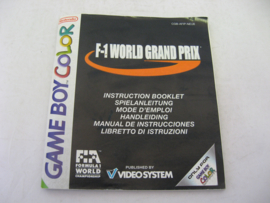 F-1 World Grand Prix *Manual* (NEU6)