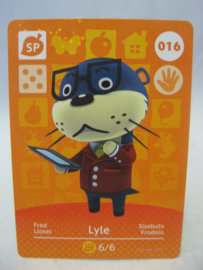 Animal Crossing Amiibo Card - Series 1 - 016: Lyle