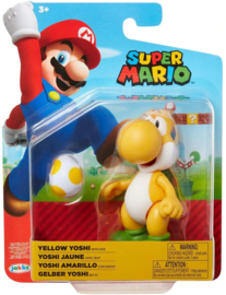 Super Mario Action Figure - Yellow Yoshi with Egg (New)