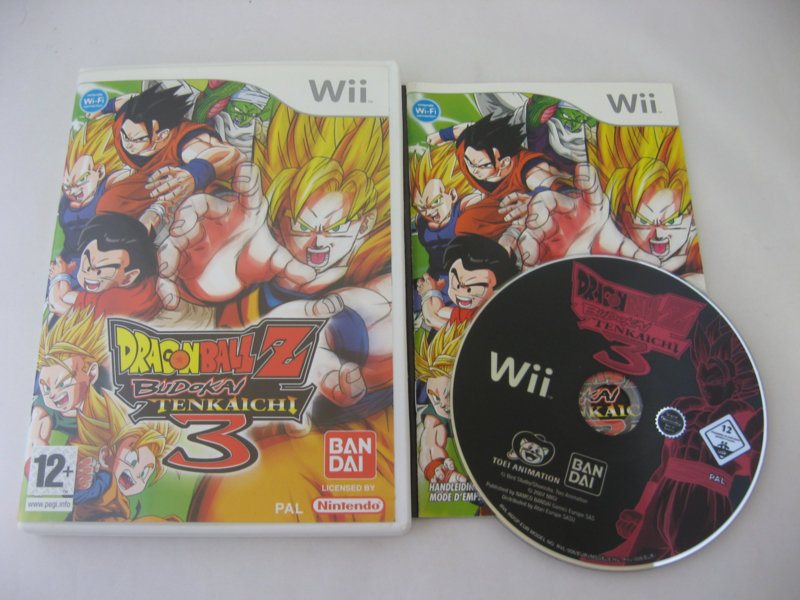 Dragonball Z Budokai Tenkaichi 3 (FAH) Wii Games Press