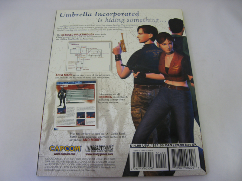 Resident Evil CODE:Veronica X: Official Strategy Guide