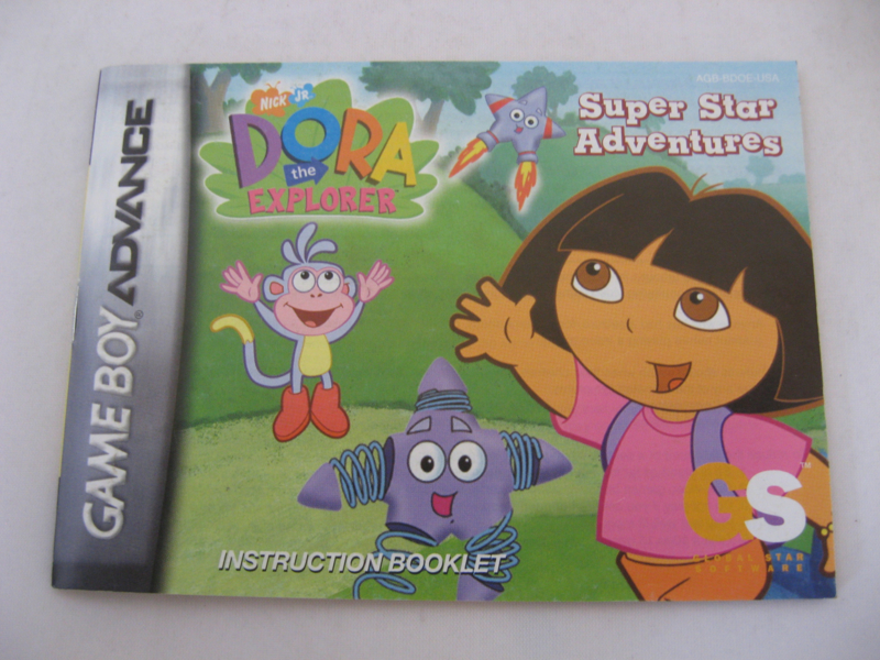 Dora the Explorer - Super Star Adventures *Manual* (USA) | Instruction ...