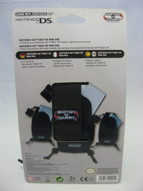 Nintendo Ds Ds Lite Gba Sp Mini Pak Black New Gameboy Advance Accessoires Press Startgames