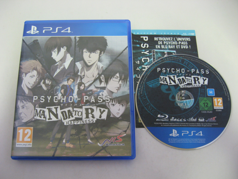 Psycho Pass Mandatory Happiness Ps4 Ps4 Games Press Startgames