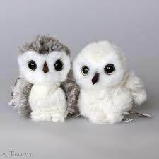 Pluche knuffel uiltje Blanca