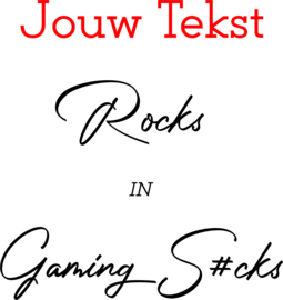 Geschenkbox Rock in Gaming Socks