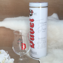 Geschenkbuis + glas Duvel