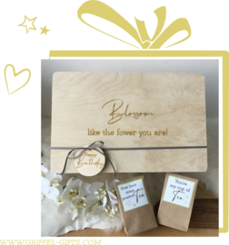 Geschenkbox Theebloemen