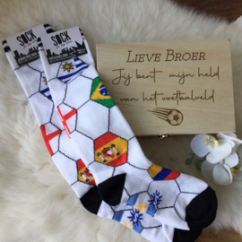 Geschenkbox Twinning socks Voetbal