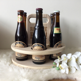 Houten Tray Biermix eigen tekst