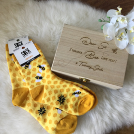 Geschenkbox Twinning Socks I wanna Bee like you