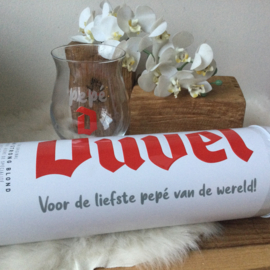 Geschenkbuis + glas Duvel