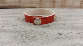 Leren Armband, Oranje