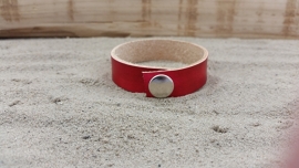 Leren Armband, Rood