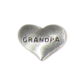 hartje grandpa , charm voor in het medaillon