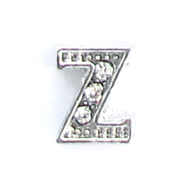 letter Z, charm voor in het medaillon