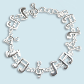 armband Muzieknoten