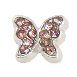 Charm geboortesteentjes oktober, rozenkwarts