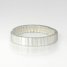 Chique Tila armband zilver
