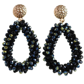party drops oorbellen Black