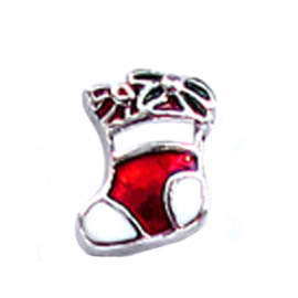 charm sok rood, charm voor in het medaillon