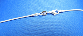 zilveren slangenketting 1,2 mm