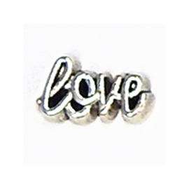 love (letters, charm voor in het medaillon)