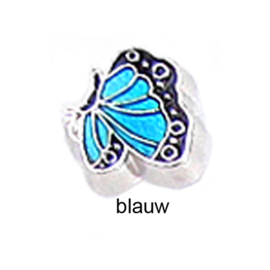 vlinder parelmoer blauw