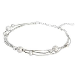 zilveren armband Bolletjes