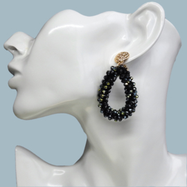party drops oorbellen Black
