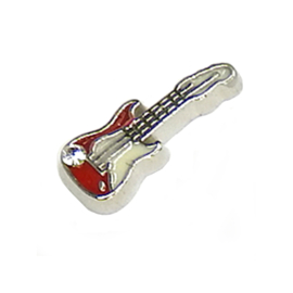 gitaar, charm voor in het medaillon
