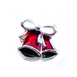 charm kerst bellen, charm voor in het medaillon