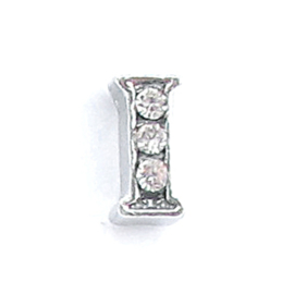letter I, charm voor in het medaillon