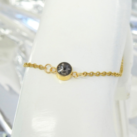 armband Black & Shine, stainless steel