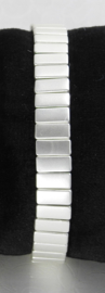 Chique Tila armband zilver