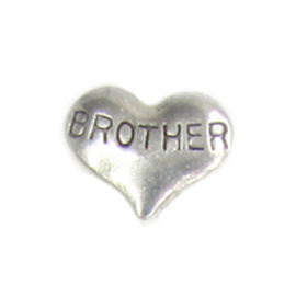 hartje brother, charm voor in het medaillon 