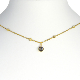 ketting Black & Shine, stainless steel