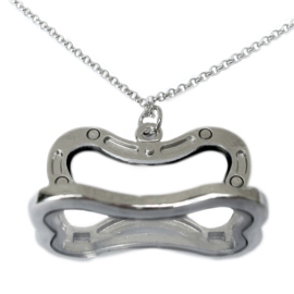 kluifje locket memory medaillon met ketting