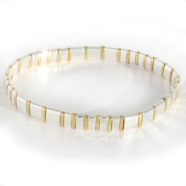 Ibiza boho armband silver & gold